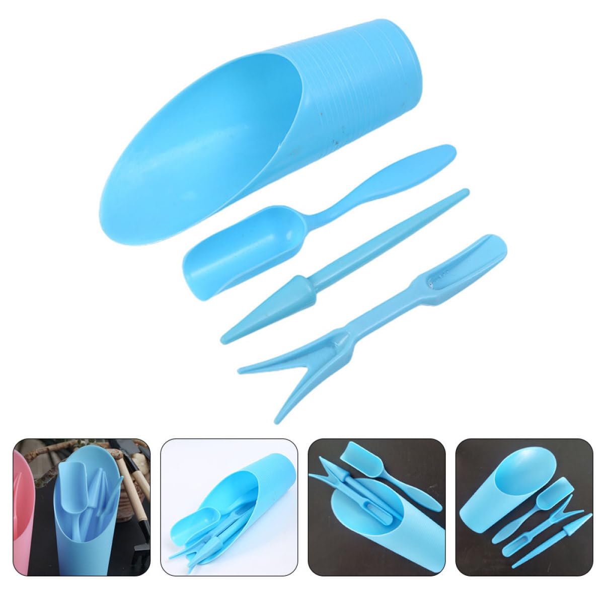 Gardening Tools Gifts - 4 шт./компл., пластиковое прочное ведро, лопата
