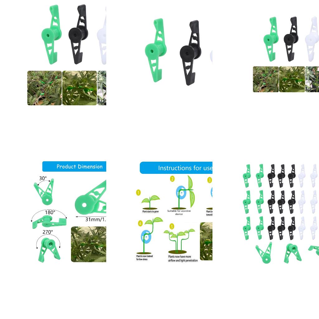 Gardening Tools Description - 30 шт. многоразовые зажимы для дрессировки