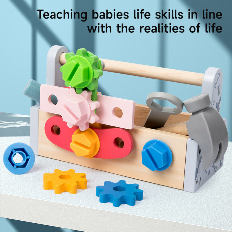 Gardening Tools Kids - Детский деревянный набор инструментов: игрушка-конструктор для