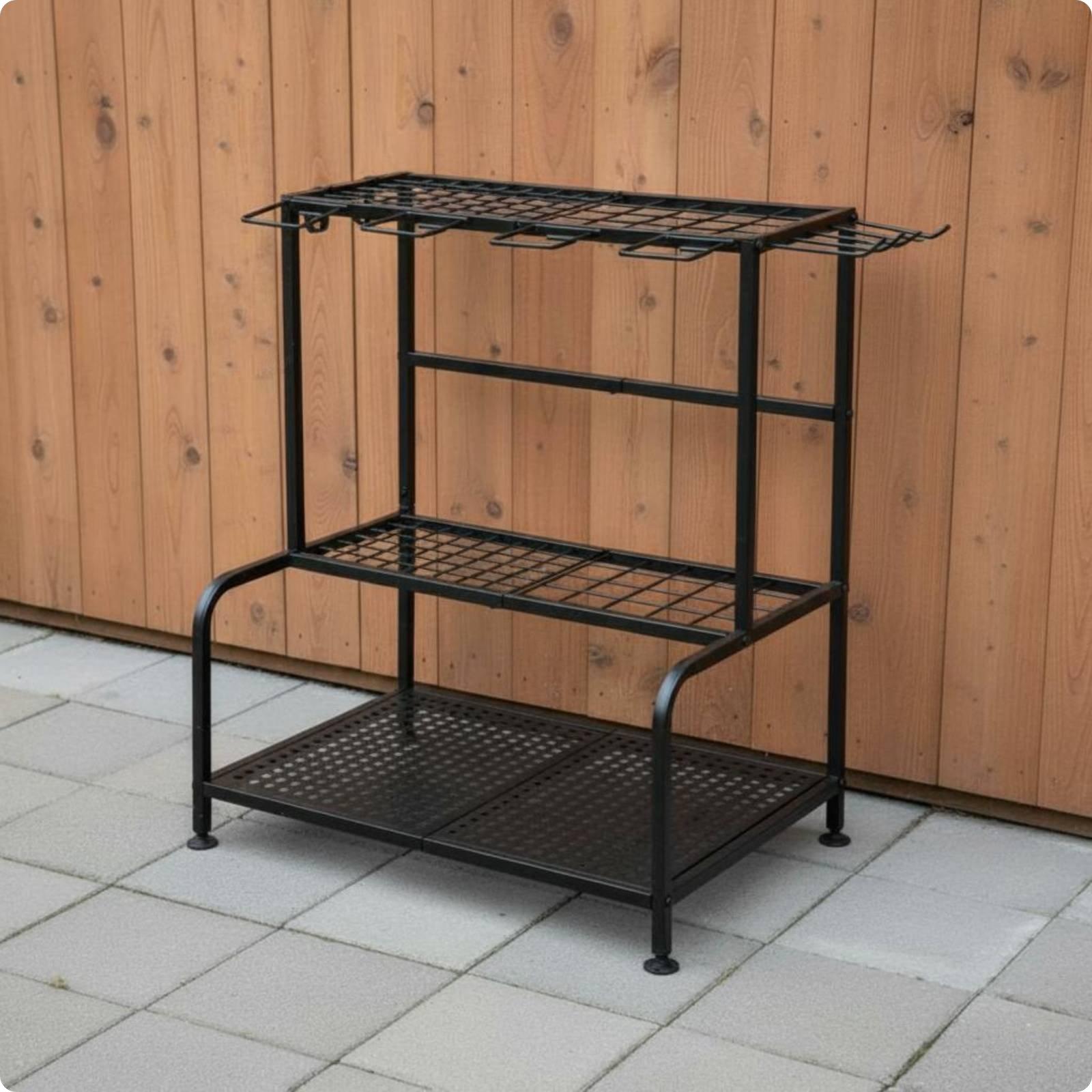 Gardening Tools Holder - Металлическая подставка для садовых инструментов с