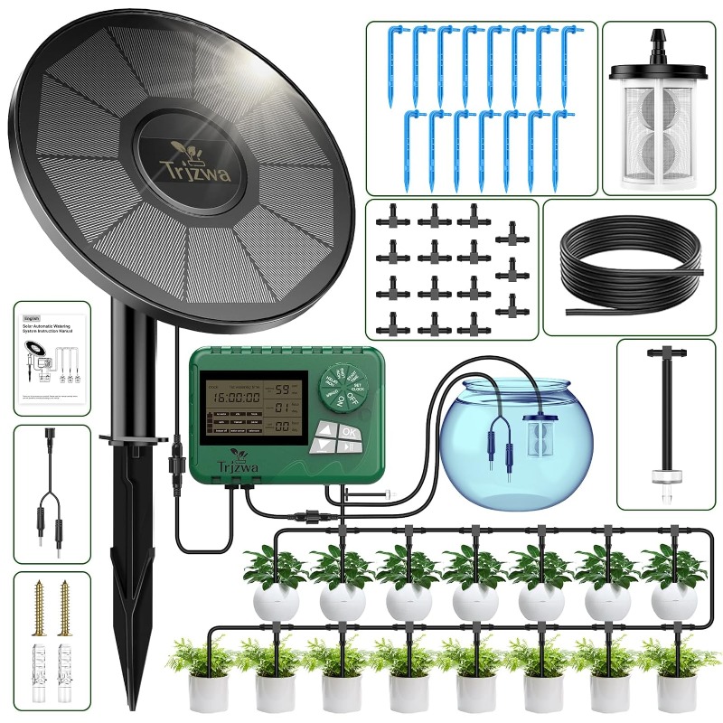 Automatic Plant Waterer - Солнечное ирригационное оборудование, комплект капельного орошения
