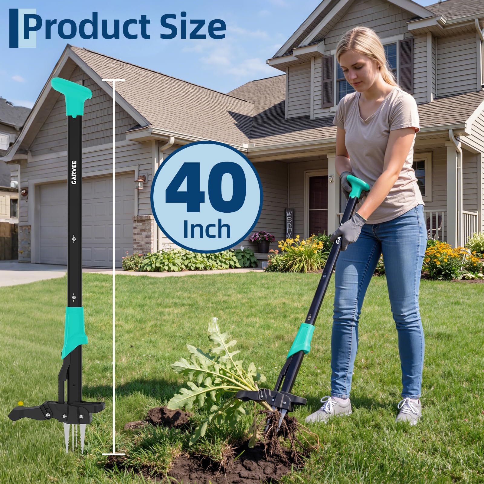 Gardening Tools Gifts - Длинная ручка для удаления сорняков стоя,