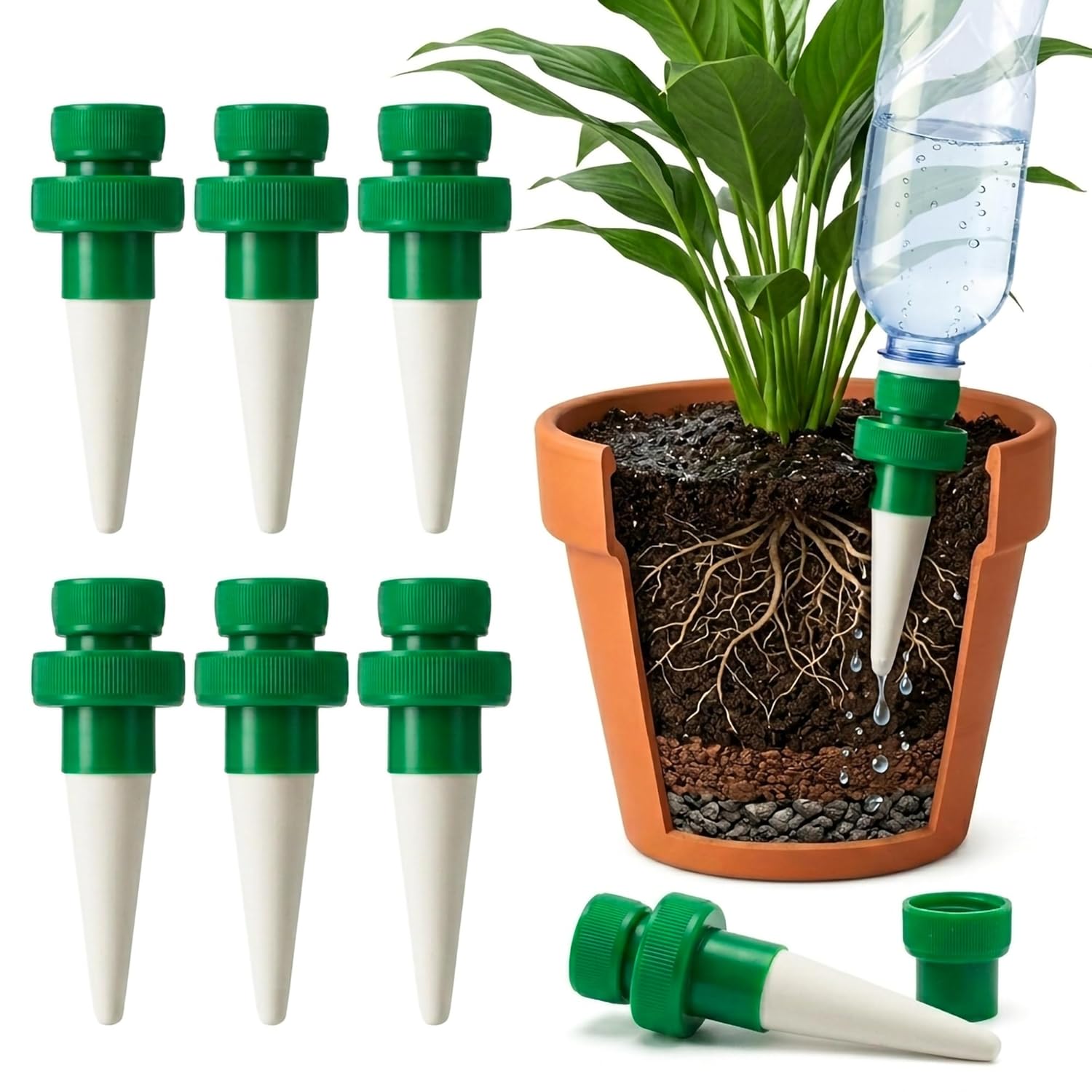 Терракотовые шипы для полива р – обзор и цена Automatic Plant Waterer