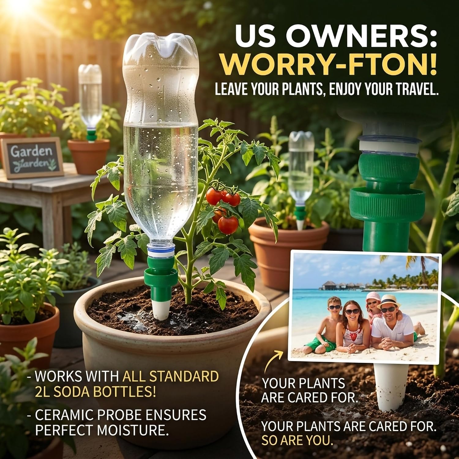 Терракотовые шипы для полива р – обзор и цена Automatic Plant Waterer
