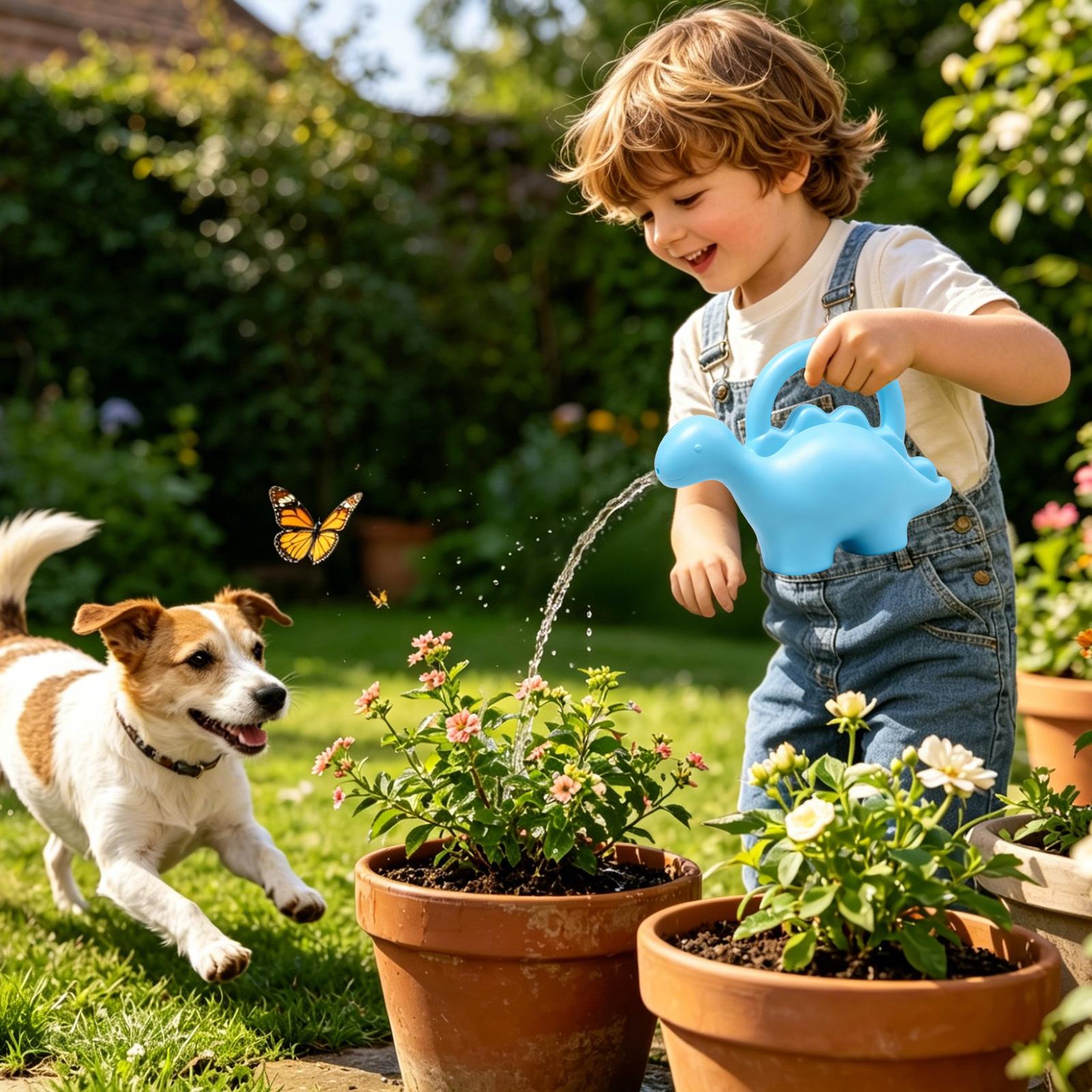 Детская пластиковая лейка-дино – обзор и цена Gardening Tools Watering Can