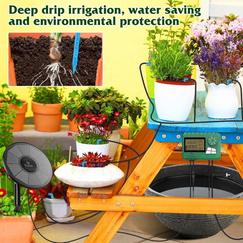 Солнечное ирригационное оборуд – обзор и цена Automatic Plant Waterer