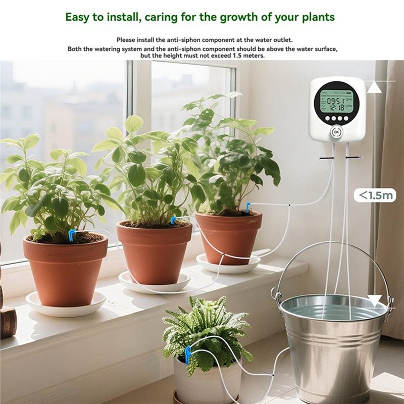 Автоматическая система полива  – обзор и цена Automatic Plant Waterer